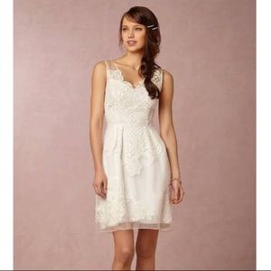 Yoana Baraschi Celestina ivory lace silk dress 2